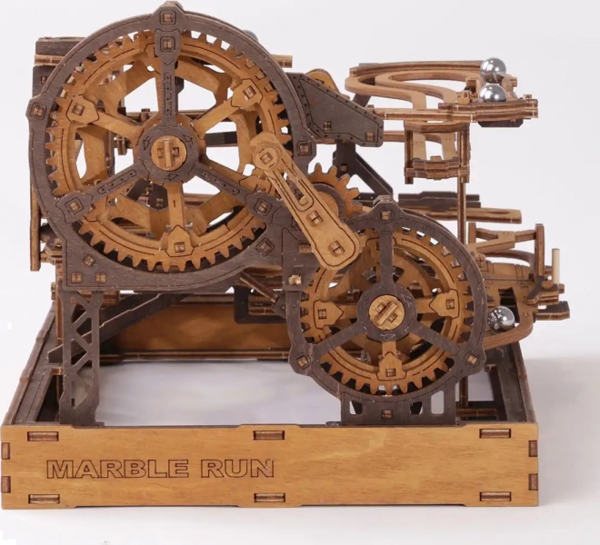 Dřevěná kuličková dráha 3D puzzle
