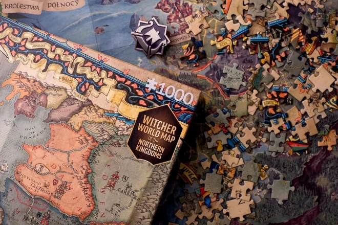 Puzzle Zaklínač: Severní království 1000 dílků