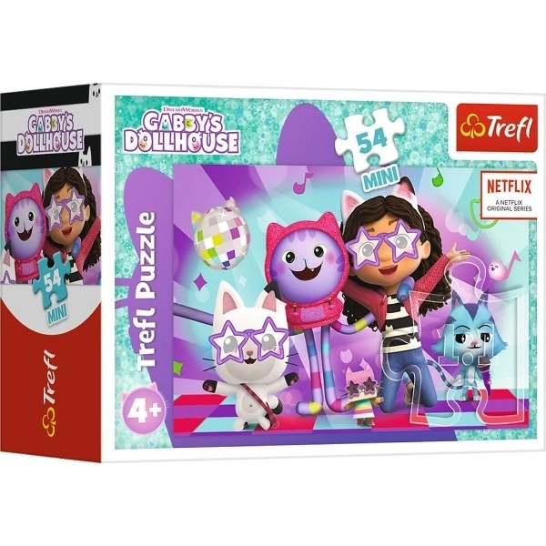 TREFL Displej Puzzle Gábinin kouzelný domek 54 dílků