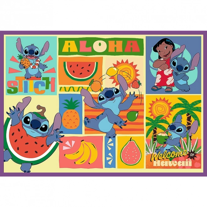 Skládačky 4x250 neobvyklý Stitch