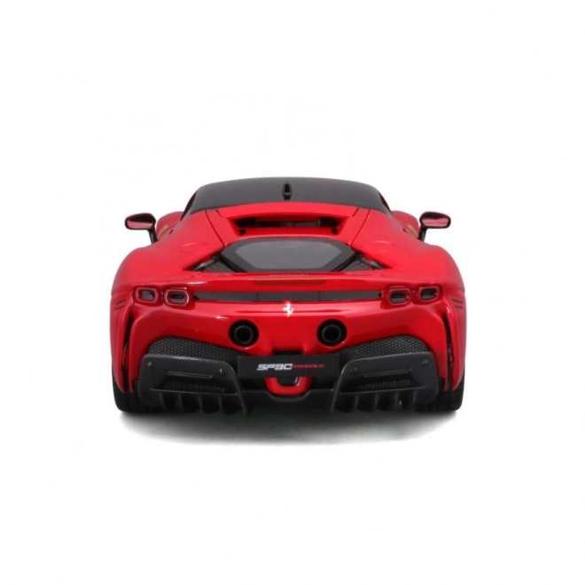 Kovový model Ferrari SF90 Stradale červený 1:18