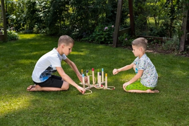 Dřevěná hra zručnosti Hoopla