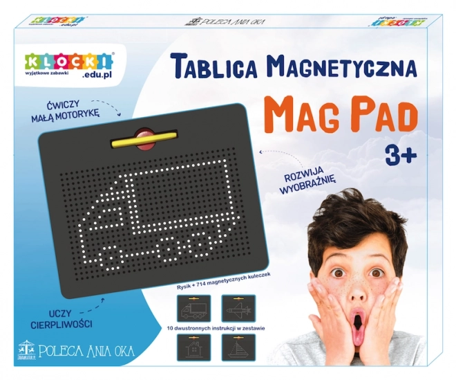Magnetická kreslicí tabule MagPad černá