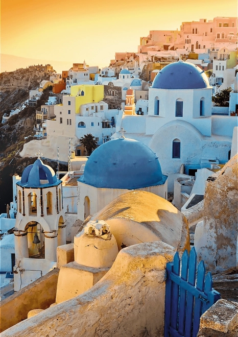 Puzzle 1000 dílků Premium Plus Město Oia Santorini