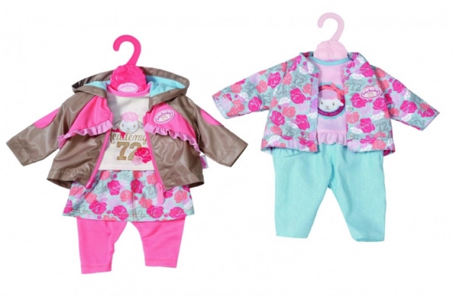 Baby Annabell cestovní šatník pro panenky tyrkysový