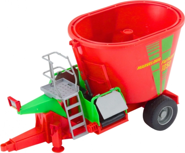 Funkční přívěs s míchačkou krmiva