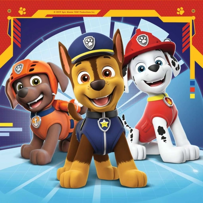 Ravensburger puzzle Tlapková patrola 3x49 dílků