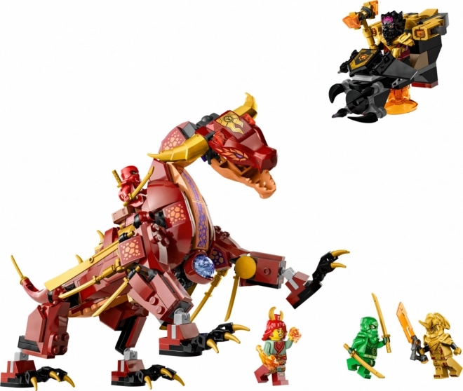 Lego NINJAGO Ohňový drak měnící se v ohnivou vlnu