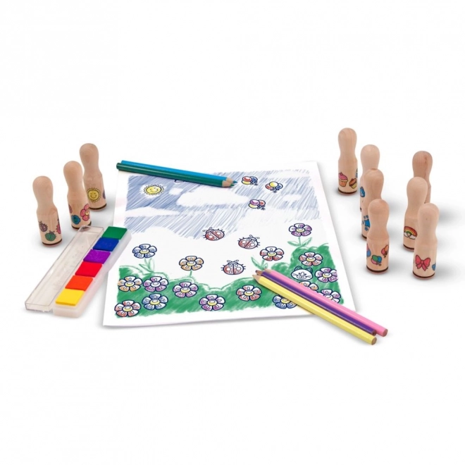 Melissa a Doug - Sada razítek DeLuxe