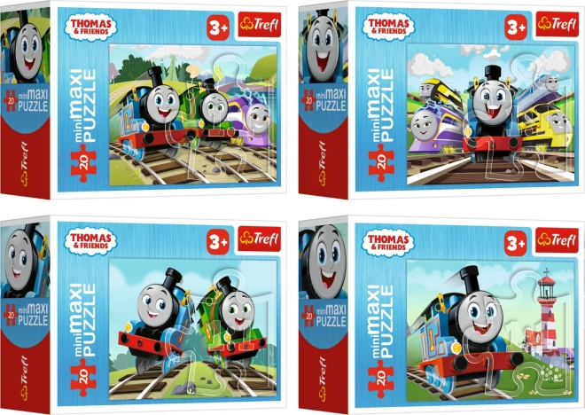 TREFL Puzzle Mašinka Tomáš: Všechny vláčky vpřed 20 dílků