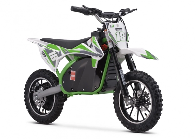 Dětská elektrická motorka TRAIL KING zelená