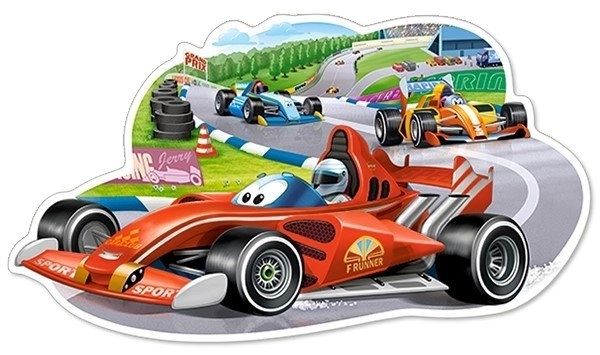 Dětské puzzle Maxi závodní bolid