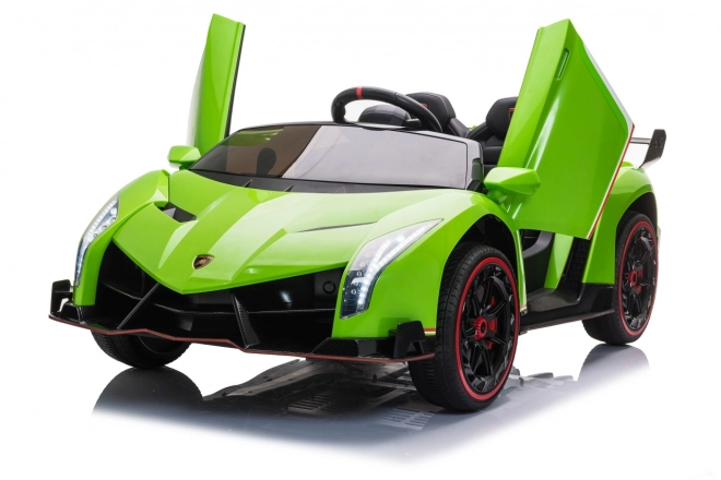 Zelené auto Lamborghini Veneno pro děti