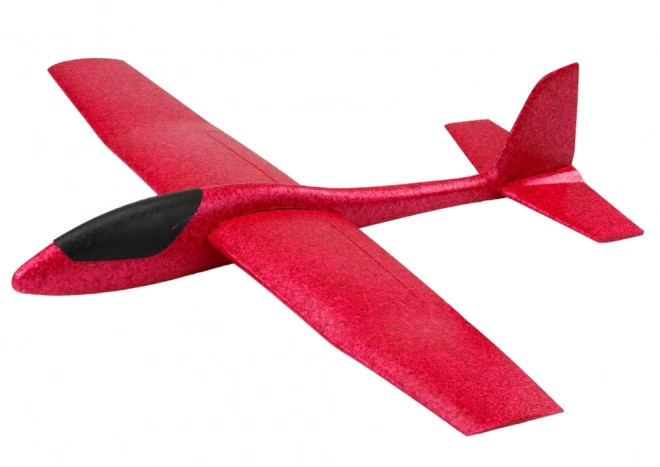 Velký červený styroporový kluzák 68 cm