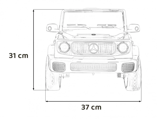 Mercedes Benz EQG Bílá
