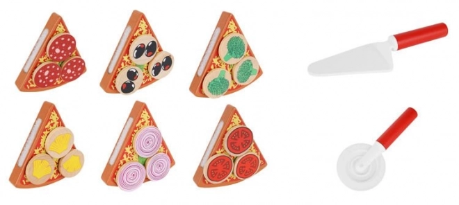 Dětská dřevěná pizza