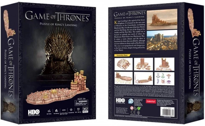 3D puzzle Game of Thrones Královo přístaviště