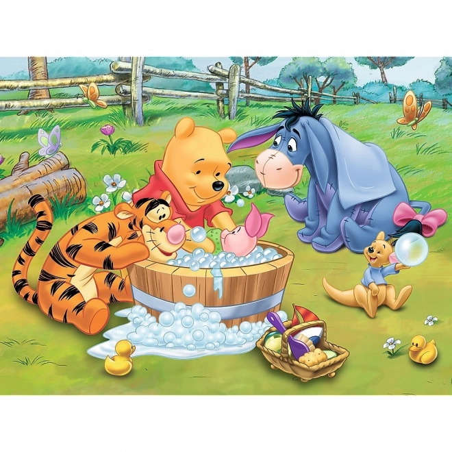 Puzzle Koupel Prosiáčka - Kubuš Pú