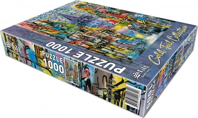 Metalické puzzle Galatská věž 1000 dílků