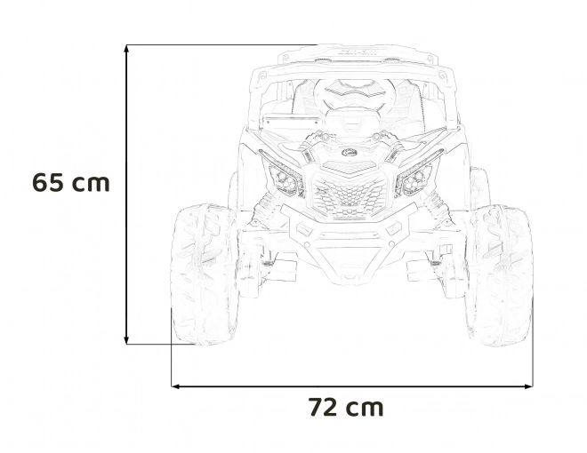 Dětské elektrické auto Can-Am Maverick