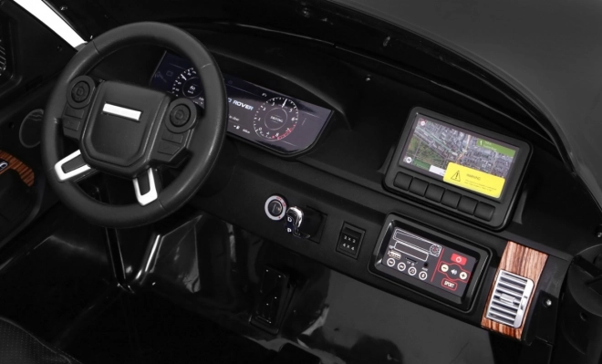 Range Rover HSE 2místné dětské auto černé + dálkové ovládání + 5 ks pásů + audio panel + LED dioda
