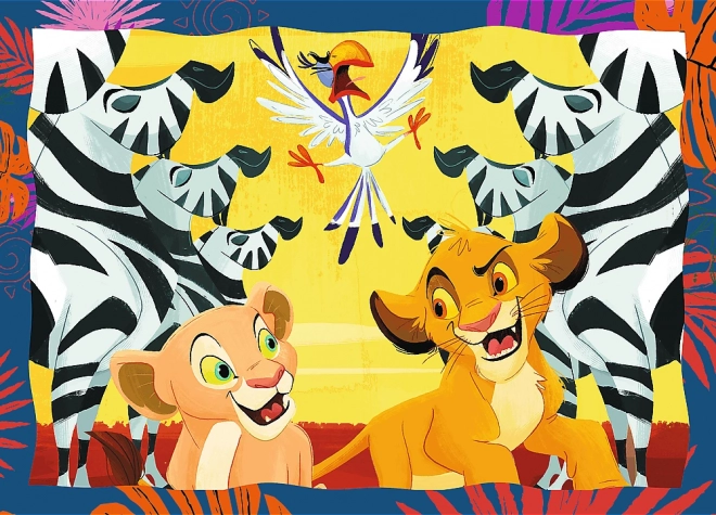 TREFL Puzzle Odvážný Lví král 4v1 (35,48,54,70 dílků)