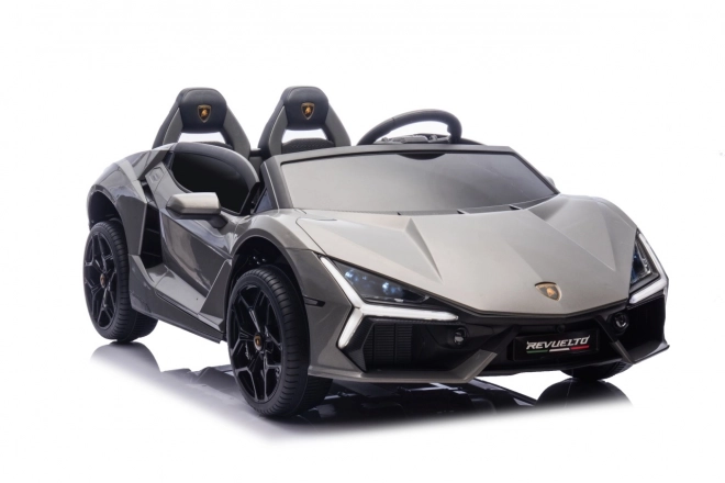 Elektrické auto Lamborghini Revuelto XL šedé