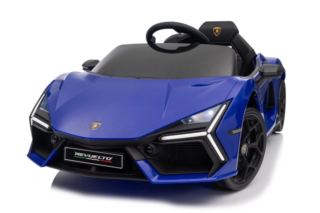 Dětský vůz lamborghini revuelto modrý