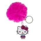 Klíčenka s chlupatou bambulkou Hello Kitty
