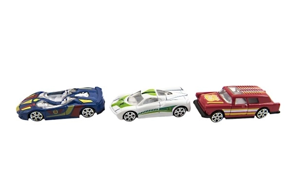 Kovové závodní auto 6 cm v krabičce