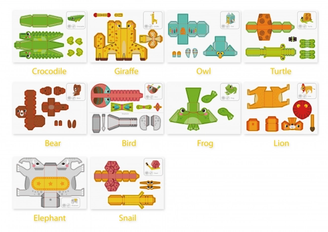 Woopie art&fun kreativní sada origami 3D zvířátka