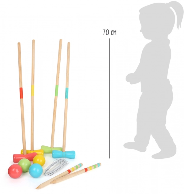 Dřevěný kroket pro děti od small foot