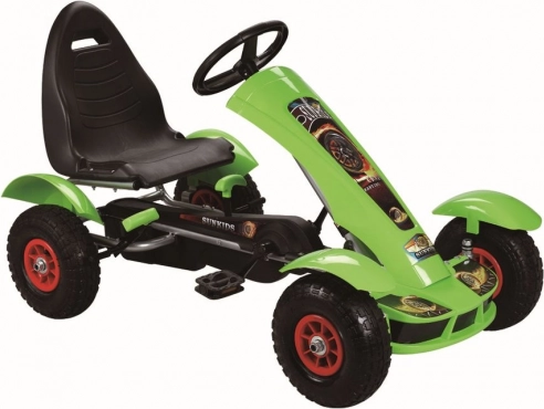 Gokart na pedály zelený