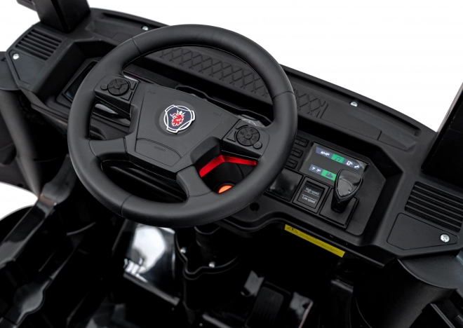 Dětský automobil Scania R-SERIE na baterie - Černá