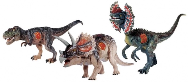 Zvukový dinosaurus - T-Rex, Triceratops, Dilophosaurus