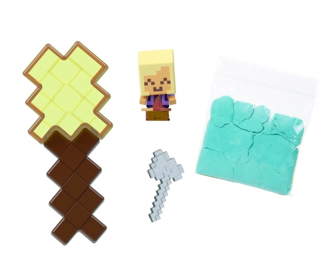Mini figurka Minecraft těžba