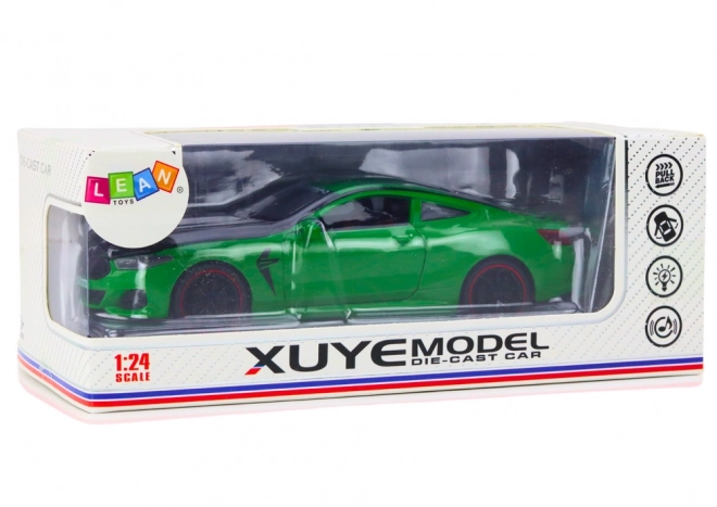 Sportovní auto 1:24 s třecím pohonem a otevíracími prvky
