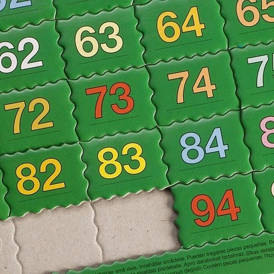 Larsen výukové puzzle Počítání do 100