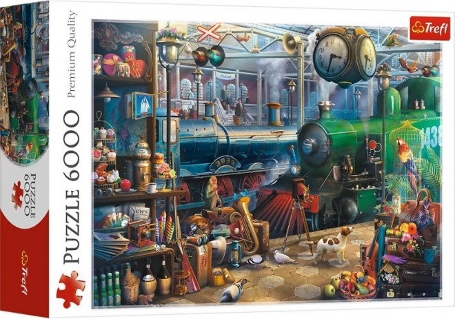 Puzzle 6000 dílků – železniční stanice