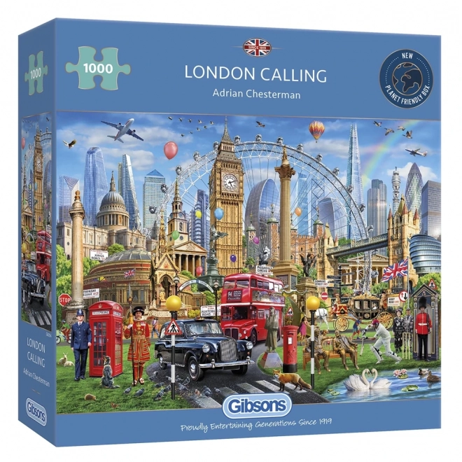 Puzzle Volání Londýna 1000 dílků