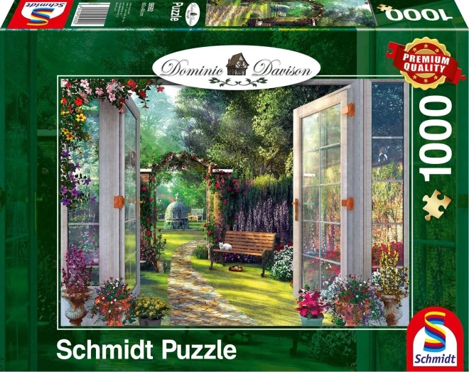 SCHMIDT Puzzle Pohled do kouzelné zahrady 1000 dílků