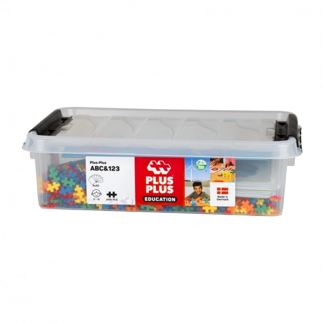 Plus-Plus box čísla a písmena 2400 dílků