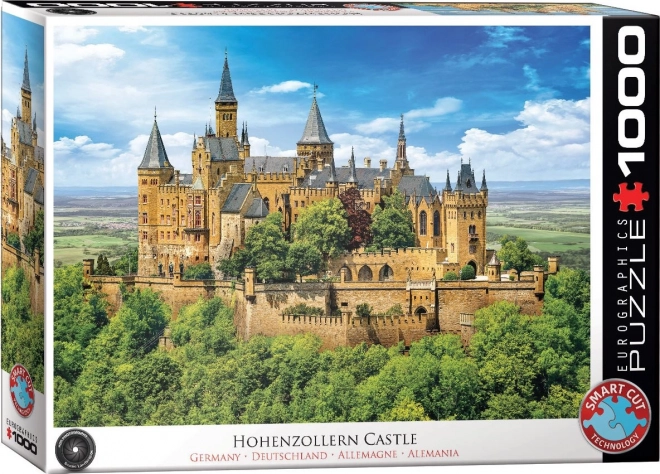Puzzle Hrad Hohenzollern Německo 1000 dílků