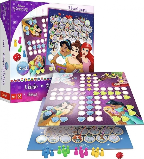 Hry Disney Princezny: Člověče, nezlob se a Hadi a žebříky