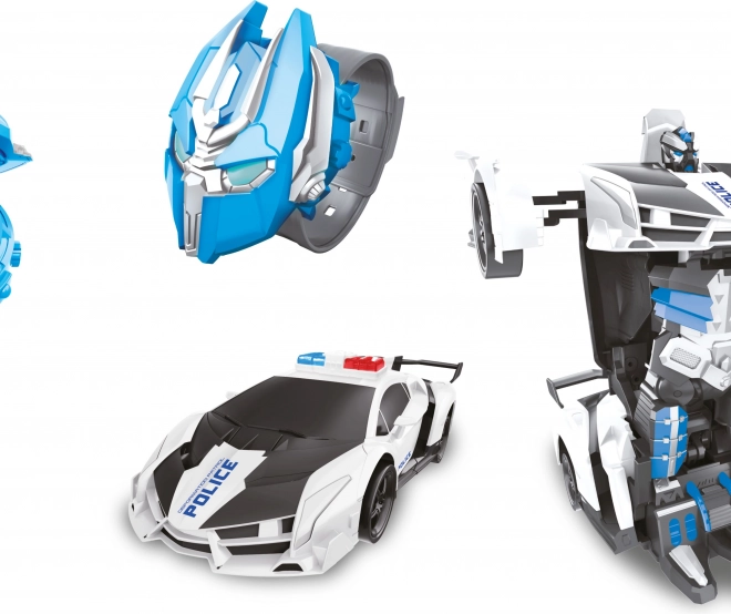 Autorobot RC ovládaný hodinkami 24 cm