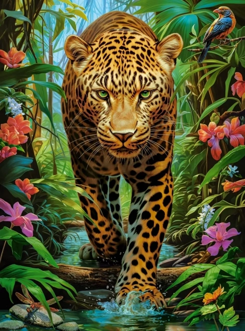 Puzzle leopard v divočině od Castorland, 2000 dílků