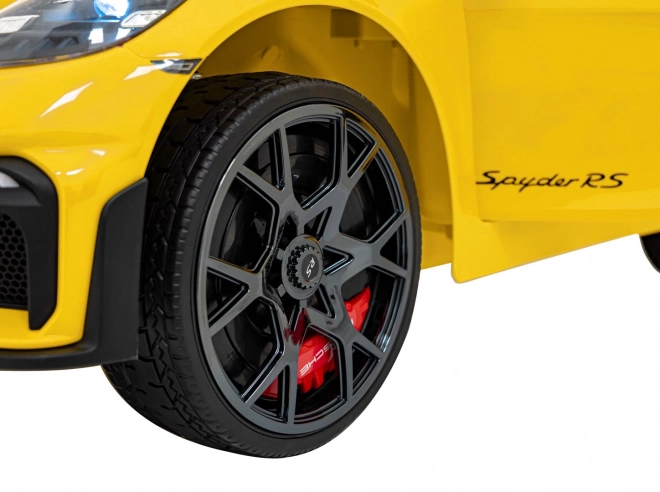 Dětské auto Porsche 718 – Žluté