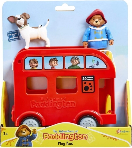 Hrací sada Paddington s červeným autobusem