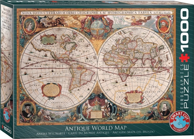 EUROGRAPHICS Puzzle Starověká mapa světa 1000 dílků