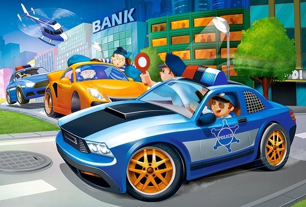 Puzzle Policejní Zásah MAXI 40 dílků